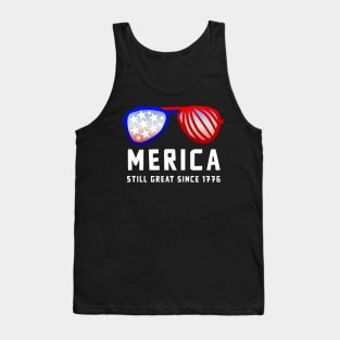 Merica 4th of July Shades Design 2 Tank Top